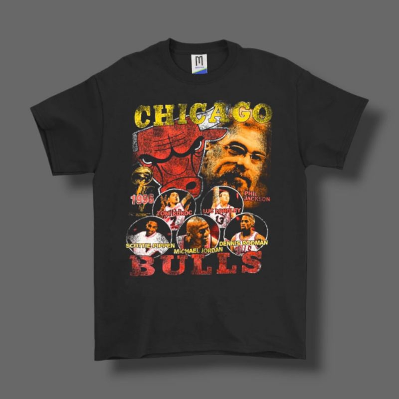 KAOS TSHIRT CHICAGO BULLS ORIGINAL