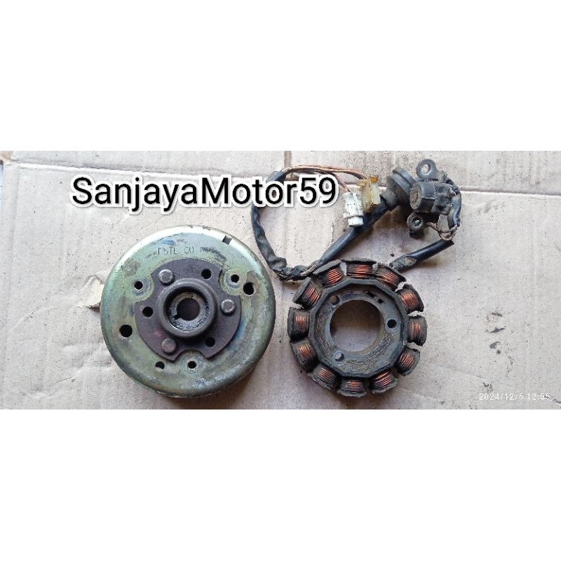 spul jalan set magnet motor Yamaha Mio sporty Mio smile 5TL 28D ORIGINAL CABUTAN