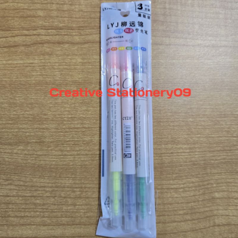 

Stabilo 3 In 1 / Stabilo Warna Warni 3 Warna Bagus / Highlighter Murah