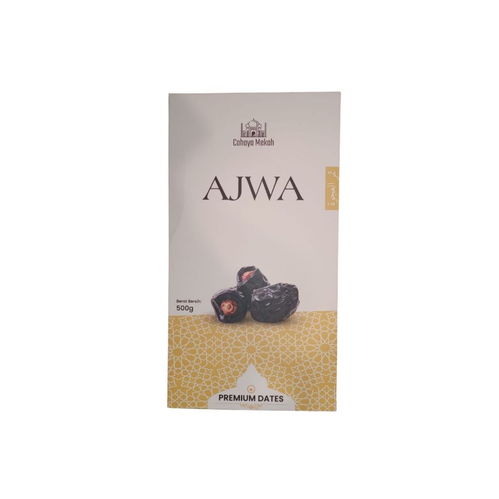 

Cahaya Mekah Kurma Ajwa 500gr Kurma Nabi Premium Original High Quality