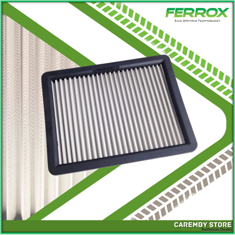 FERROX - Filter Udara Mesin KIA SORENTO 2010-2013 & OPTIMA 2011 2012 2014 2015,  Stainless Steel  (#