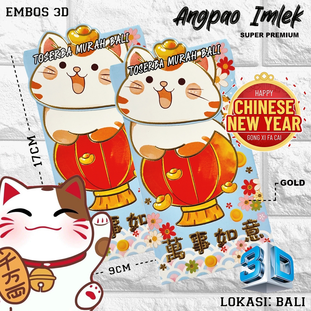 

KERTAS ANGPAO IMLEK LUCKY CAT 4 SUPER PREMIUM