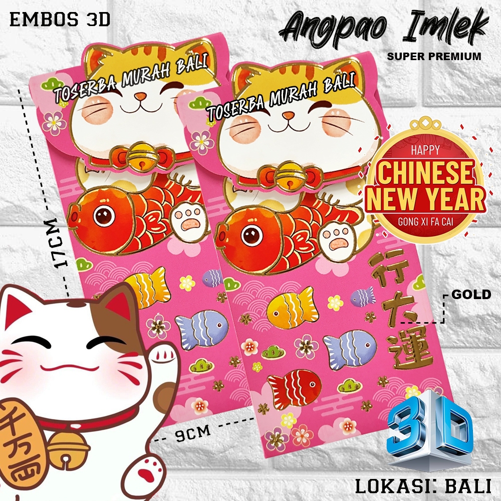

KERTAS ANGPAO IMLEK LUCKY CAT 6 SUPER PREMIUM