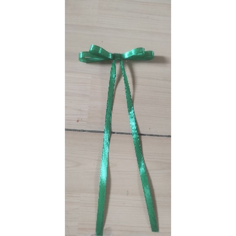 

hiasan pita satin jadi (ukuran 1/4inc)