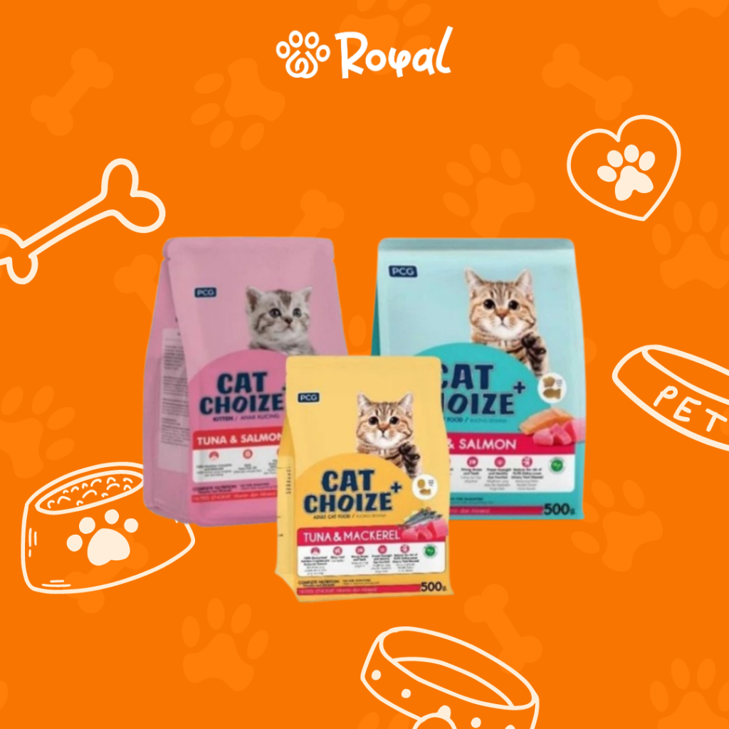 Cat Choize Plus Makanan Kucing Cat Choize versi terbaru untuk Adult & Kitten 500gr dan 450gr