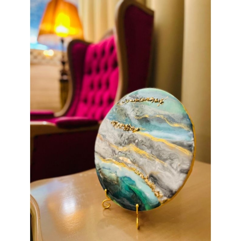 Hiasan Meja Aesthetic Resin Art / Pajangan Resin