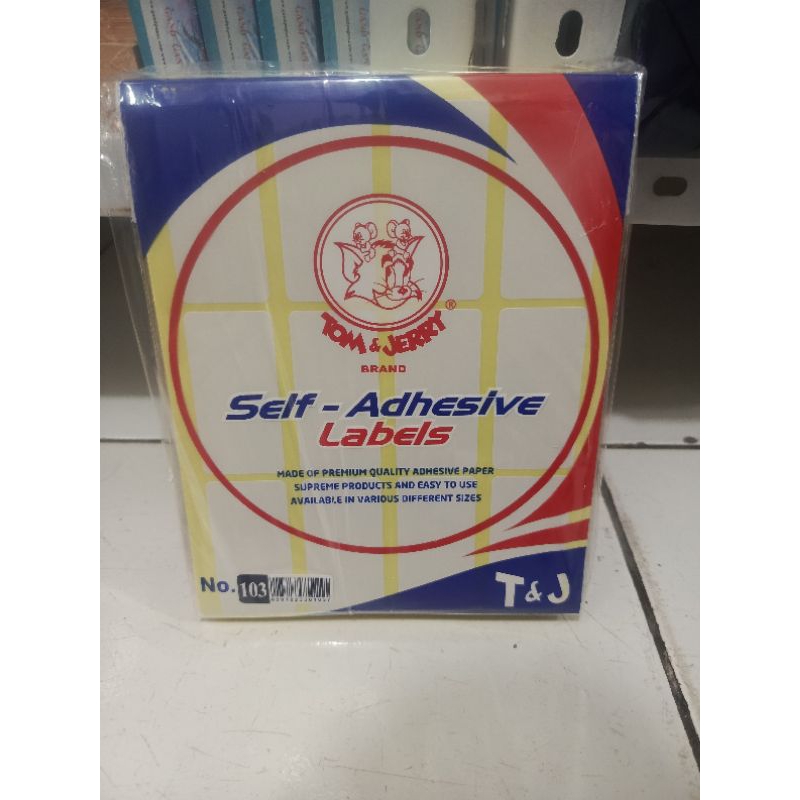 

Label Tom Jerry No 103/box isi 25 pack