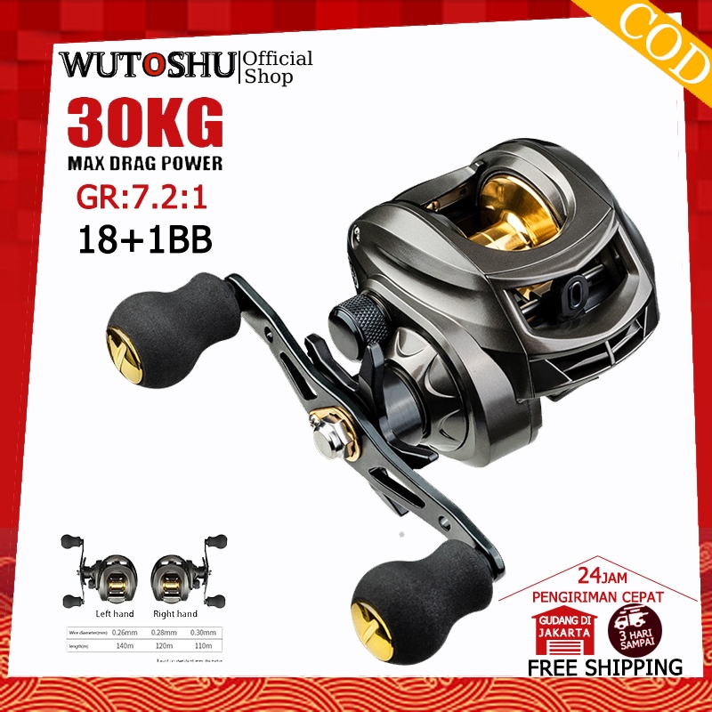 Daido reel Bc WUTOSHU metanium drag clicker reel shima