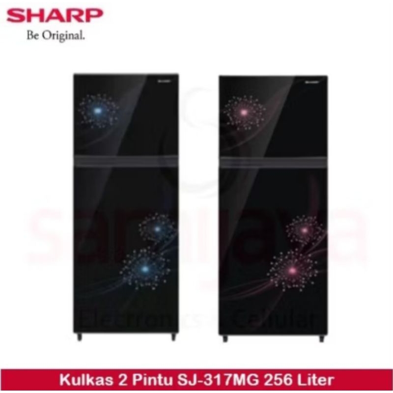 Kulkas Sharp 2 Pintu 256 Liter SJ 317 MG