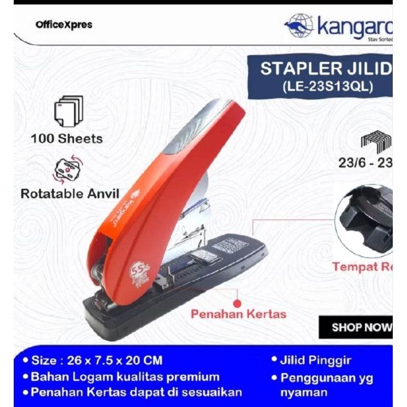 

STAPLER JILID LE-23 S 13QL KANGARO