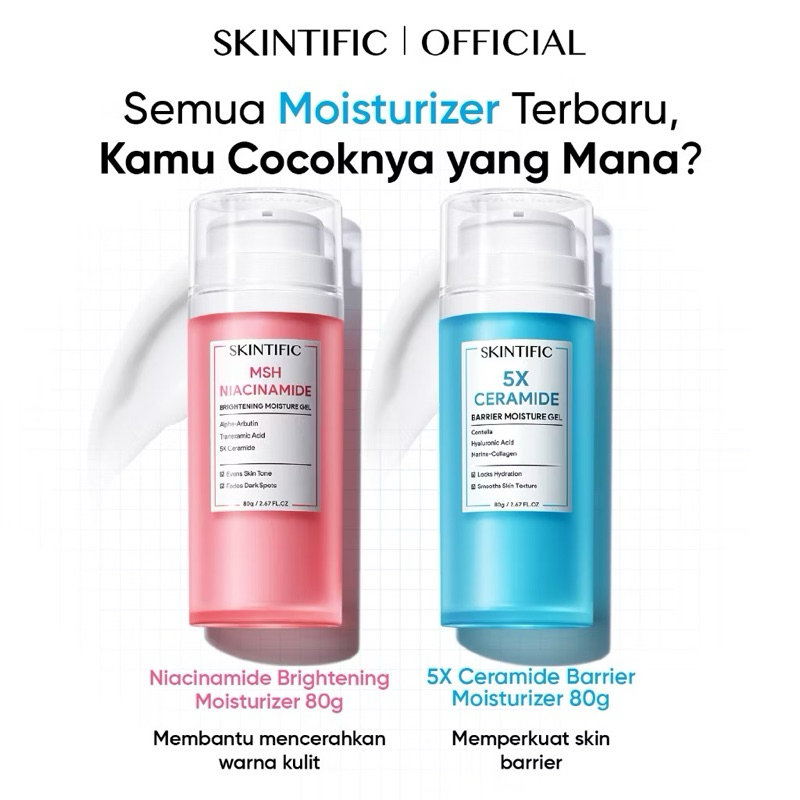 Skintific Moisturizer 80gr ceramide / niacinamide