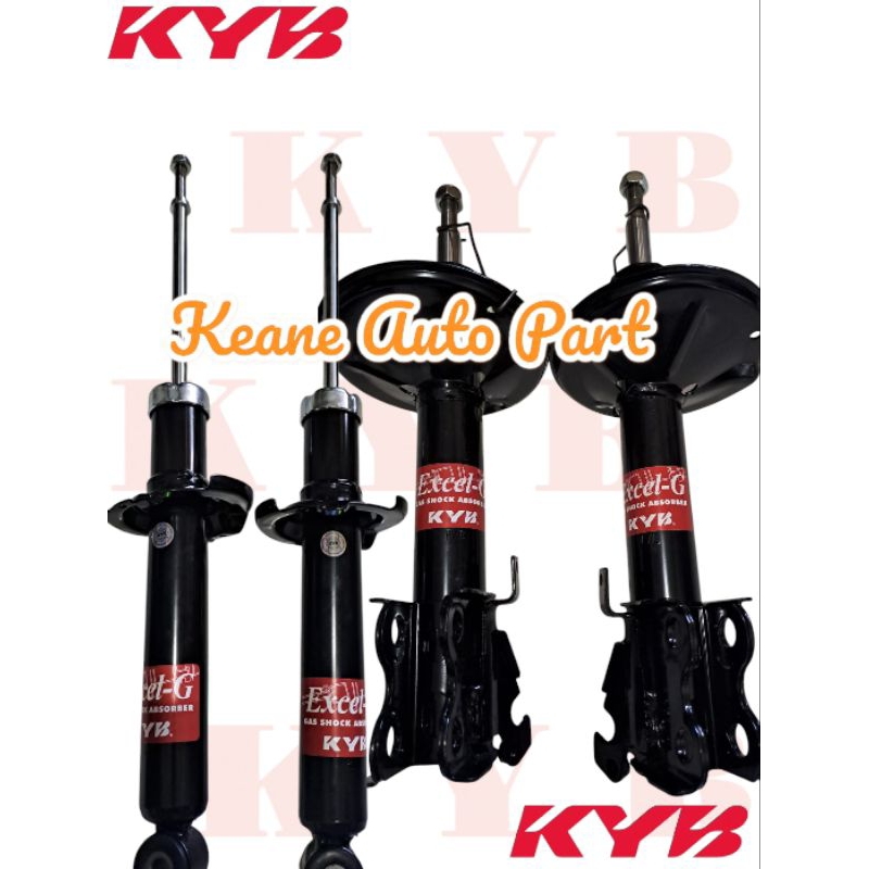 Shockbreaker shock Breaker kayaba Excel-G Toyota soluna/starlet kotak 1,3 depan dan belakang tahun 1