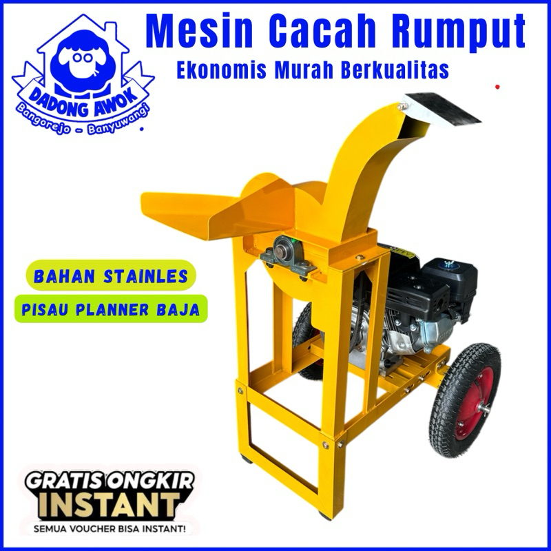 rumput odot Pakan ternak kambing sapi domba - mesin cacah rumput - mesin pencacah rumput pakan