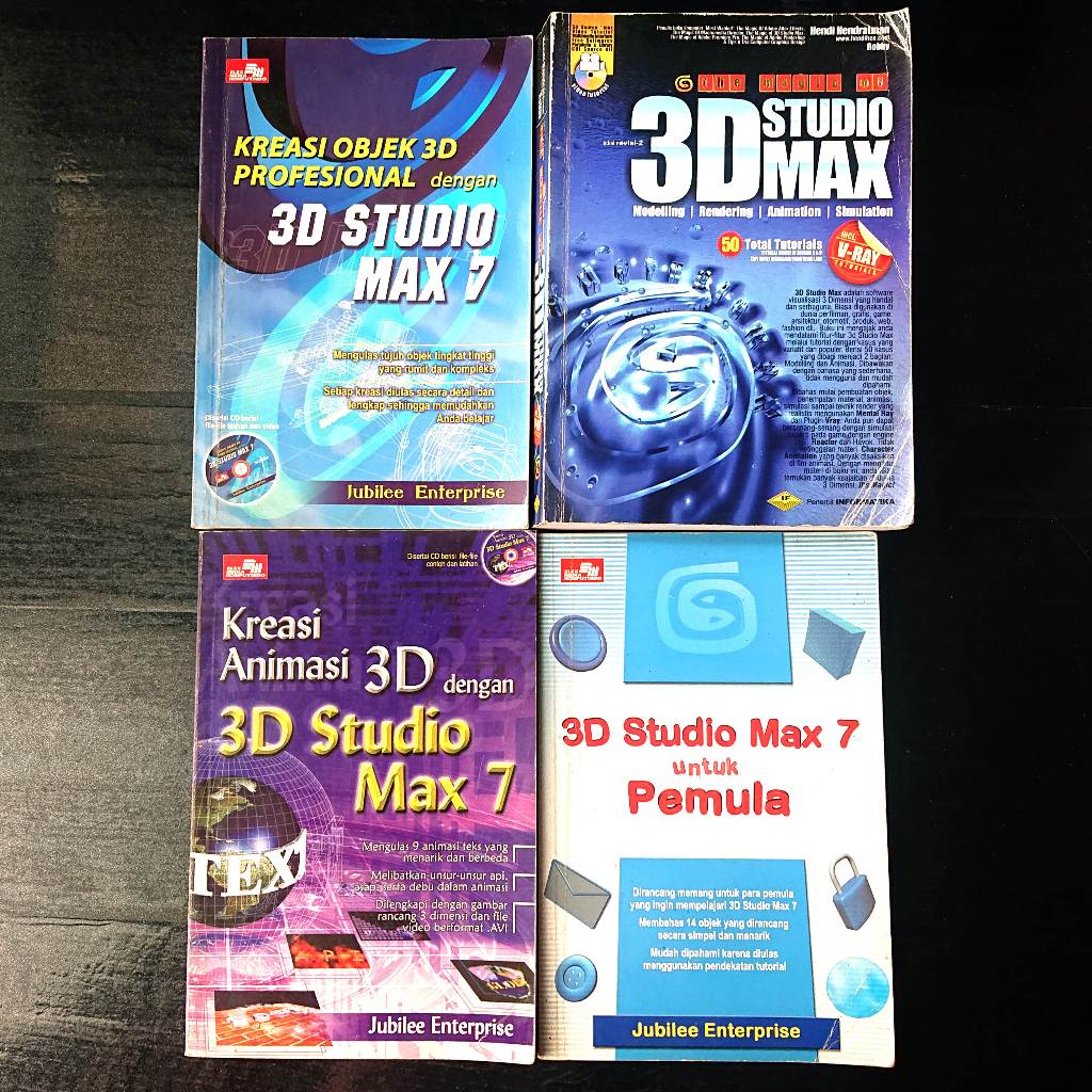 [BUNDLING] Preloved  Buku The Magic of 3D Studio Max Hendi Hendratman