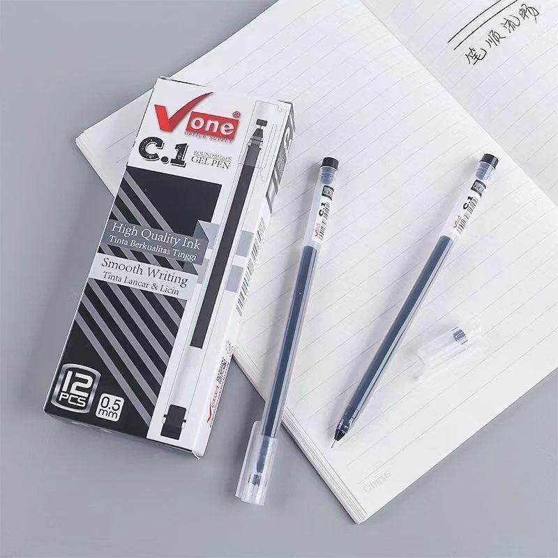 

(1 PCS) Pulpen Gel C.1 V-One 0.5 mm Hitam
