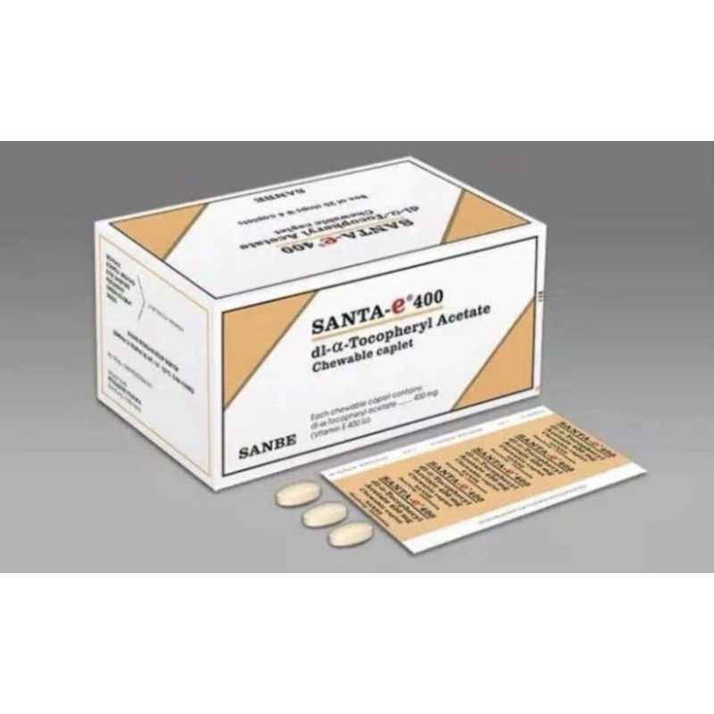 Santa E 400 strip 4 tablet ( vitamin E 400IU )