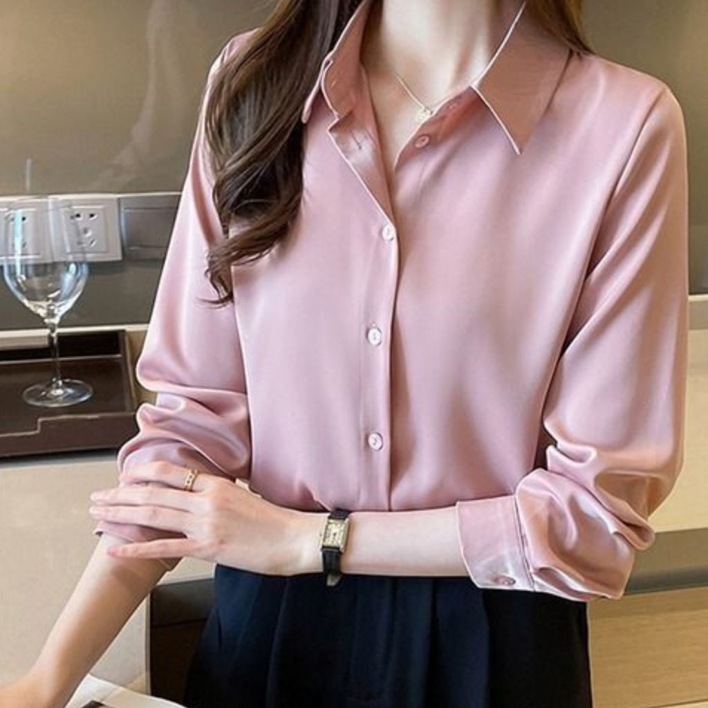 Kemeja Wanita Lengan Panjang Kekinian By Azka Collection