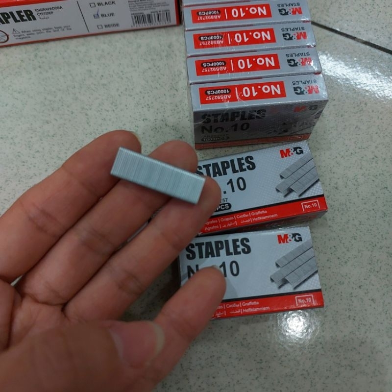 

Refill Stapler 1000 pcs Shrink Package M&G Isi Anak Hekter Steples