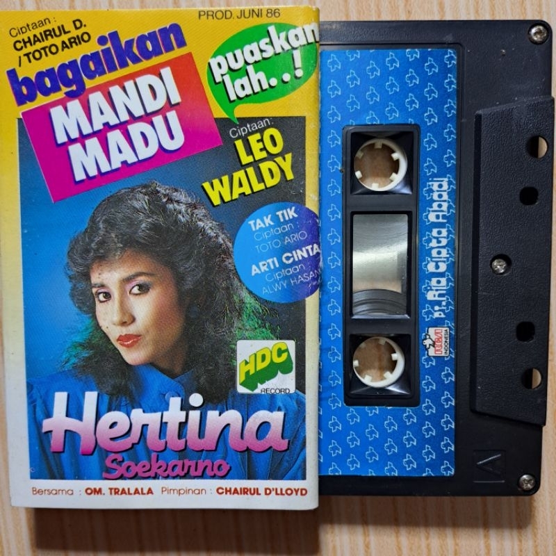 Kaset Dangdut Hertina Soekarno Album Mandi Madu