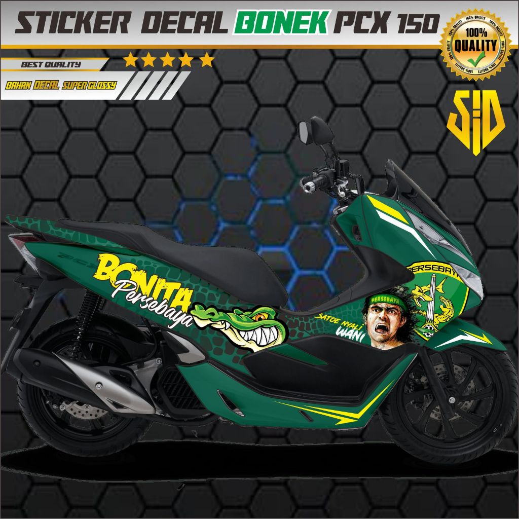 STIKER DECAL BONEK PCX 150 / STICKER DECAL PCX / STICKER DECAL FULL BODY PCX 150 / STIKER DEKAL PCX 