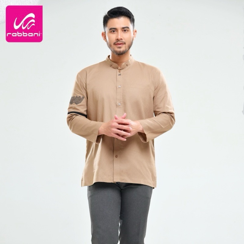 Rabbani - Kemko Garyan Koko Lengan Panjang Atasan Pria