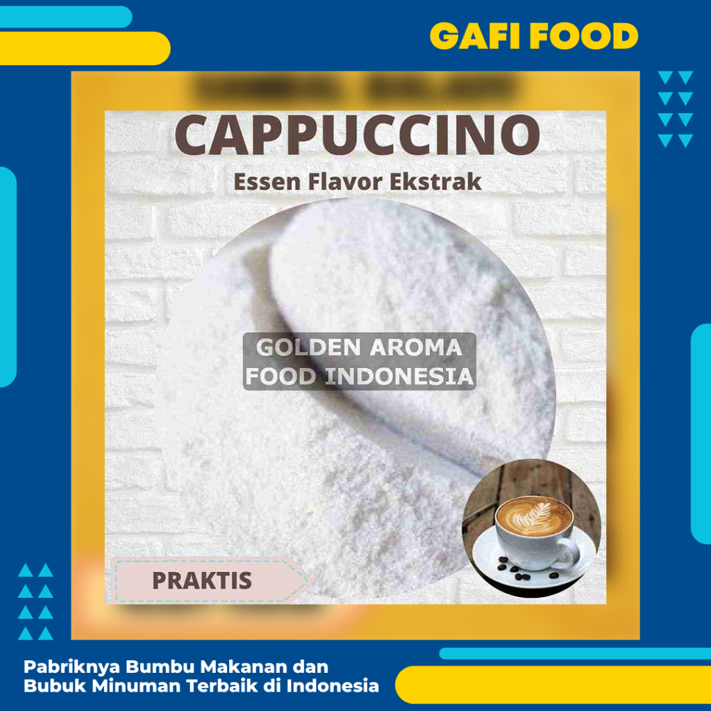 

Bubuk Essence Cappuccino Pure 1/2 Kg Flavor Essen Ekstrak Murni Flavour Essence 1/2kg