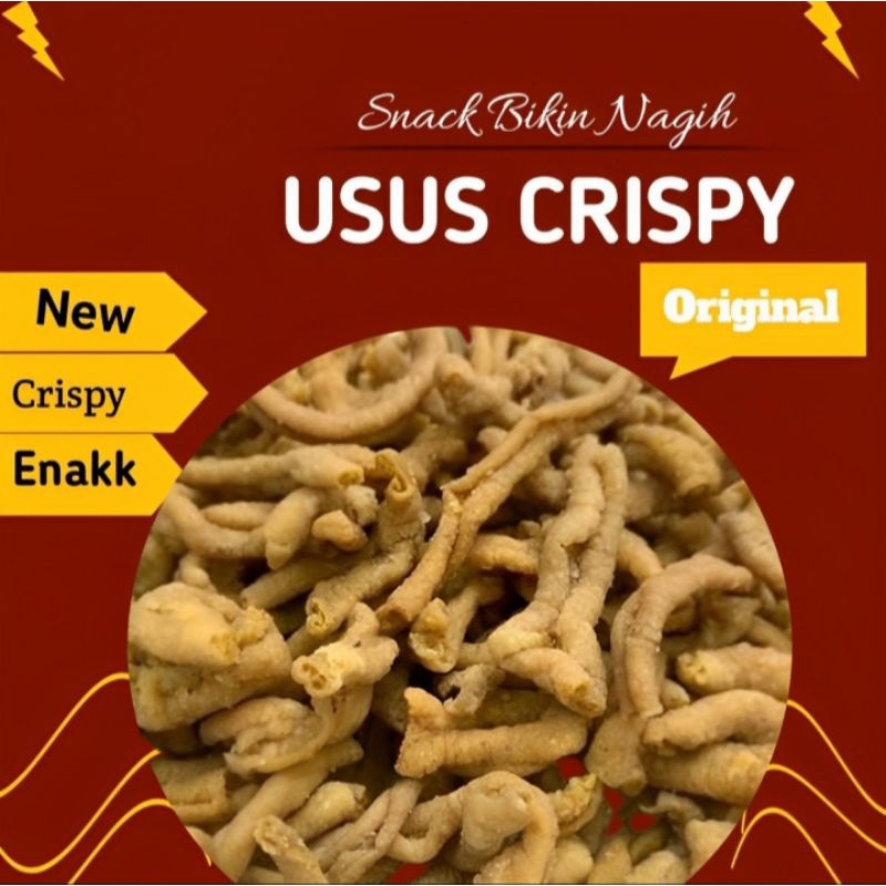 

keripik Usus Crispy 250Gr Original/Usus Crispy Gurih Renyah