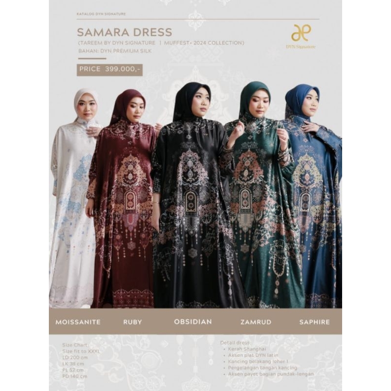 DYN Signature Samara Dress (Tareem by DYN Signature | Muffest+ 2024 Collection)