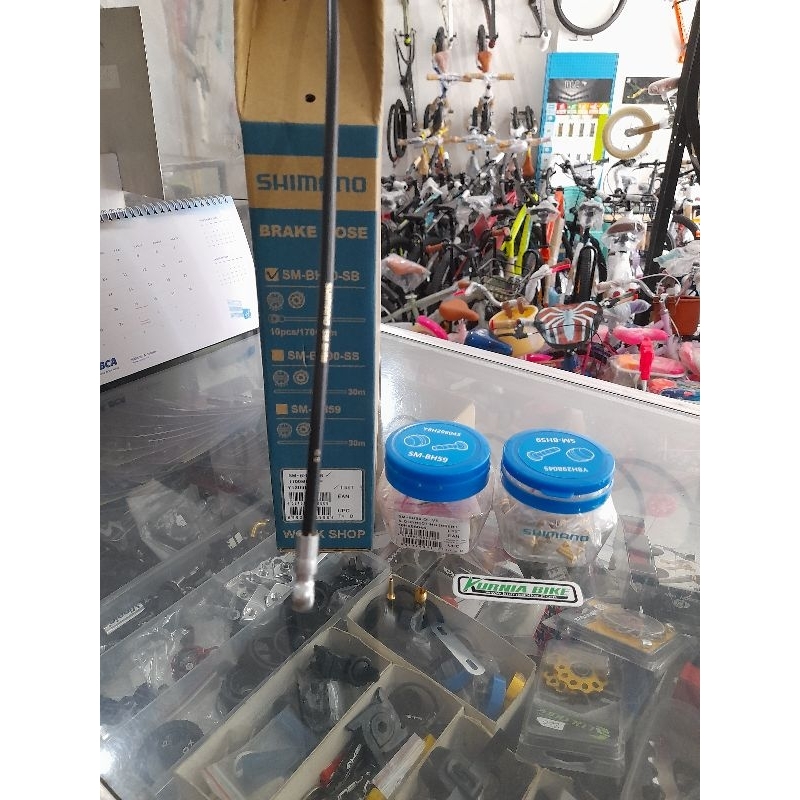 brake hose shimano slx, xt + olive