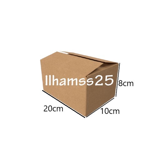 

KARDUS / KARTON BOX PACKING POLOS Uk 20x10x8cm