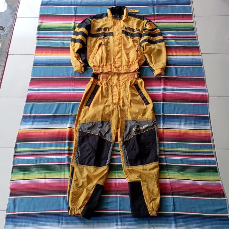 Yellow Corn Set Raincoat Vintage