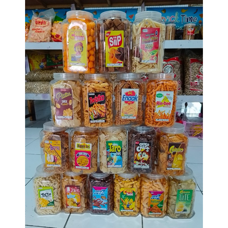 Aneka Snack Kemasan Toples 2000 Ml