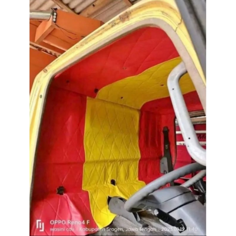 Cover Pelapis plafon/kabin mobil truk Canter, ragasa, dynaht, hino dutro, umplung dll