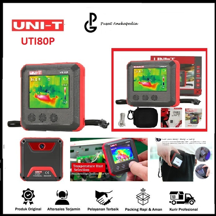 UNI-T UTI80P kamera Termal Mini Berukuran Saku - UTI80P Termal Kamera Mini Portable