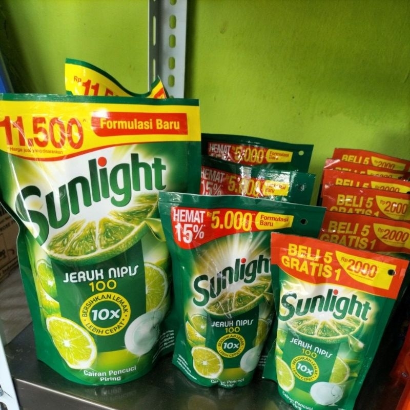 SUNLIGHT JERUK NIPIS REFIL.635ml/210ml/90ml