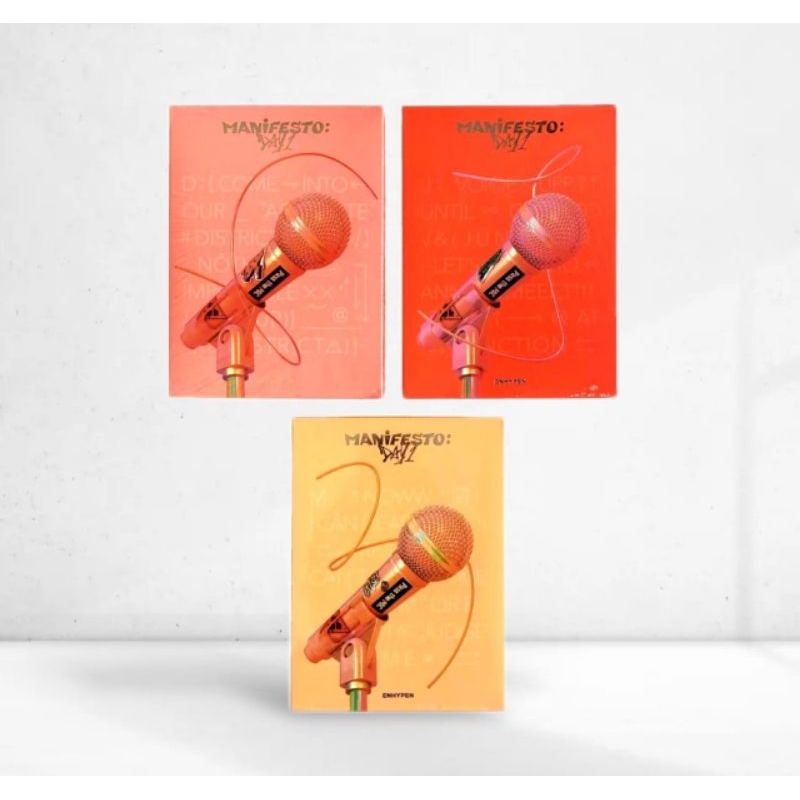 [FULLSET] ENHYPEN album MANIFESTO DAY 1