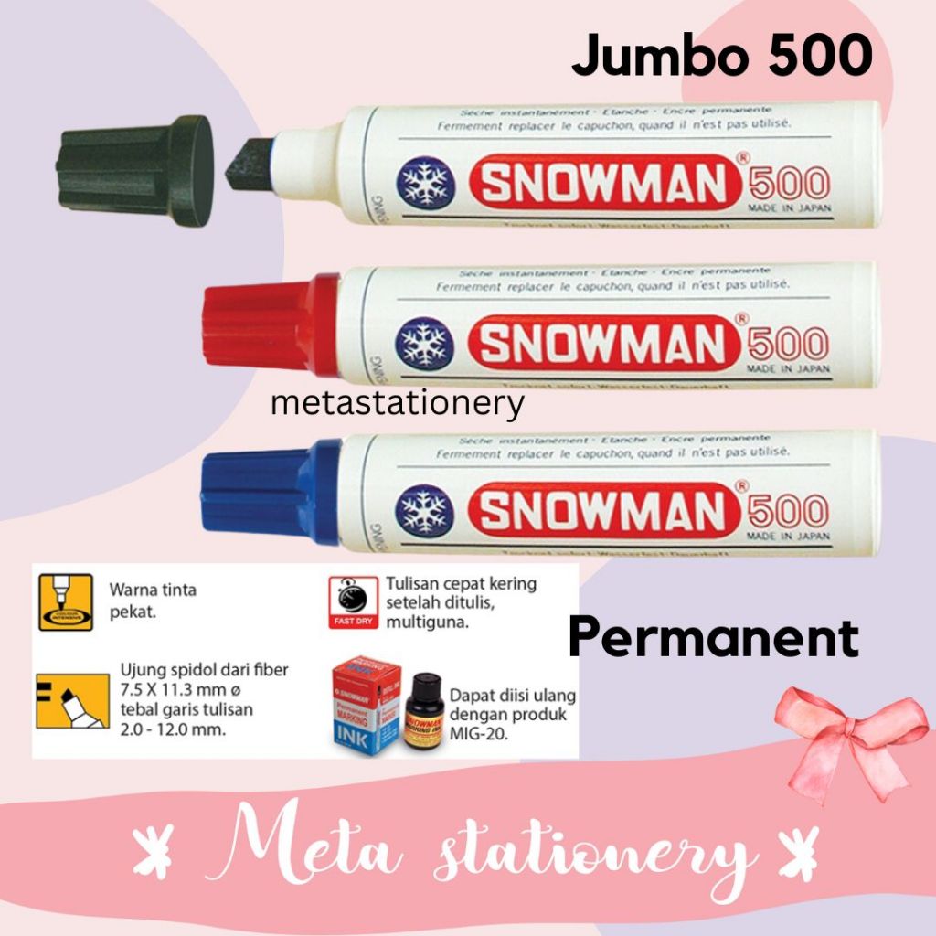 

Spidol Snowman Jumbo J-500