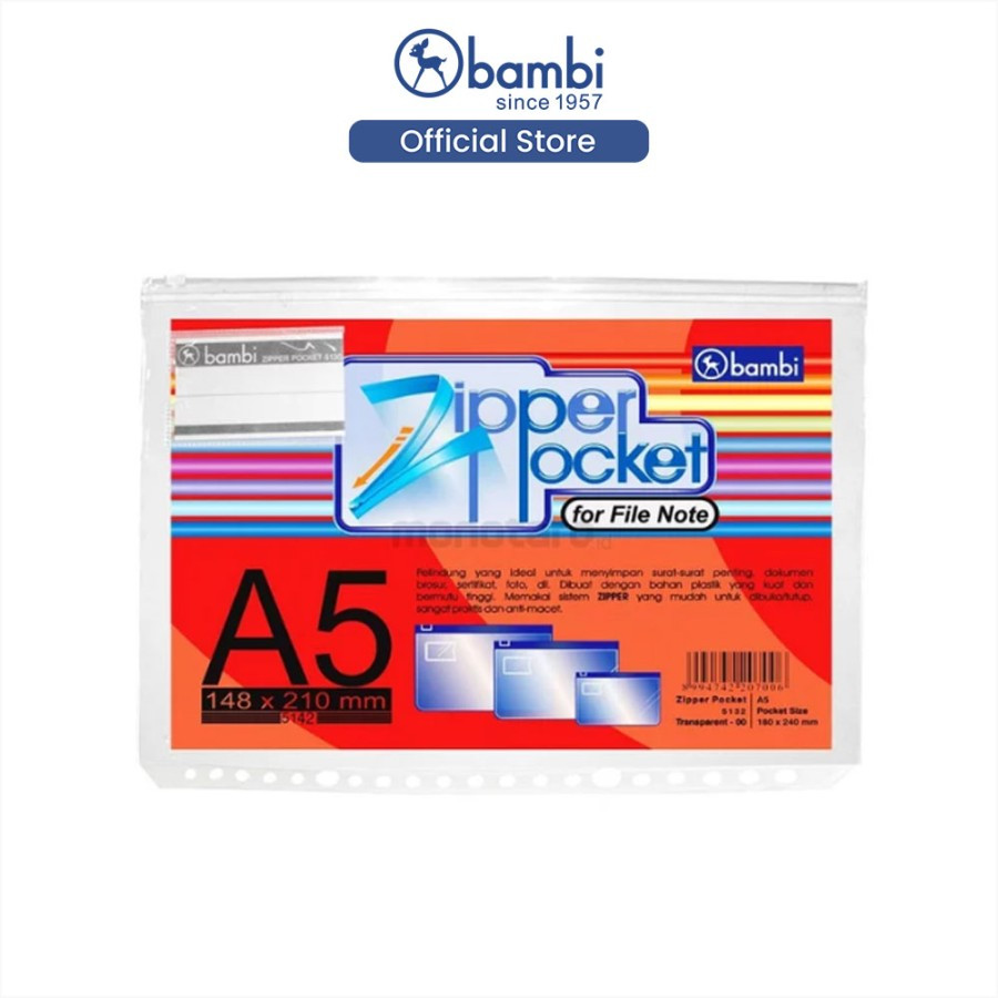 

Bambi Zipper Pockets & Wallets 5142 A5