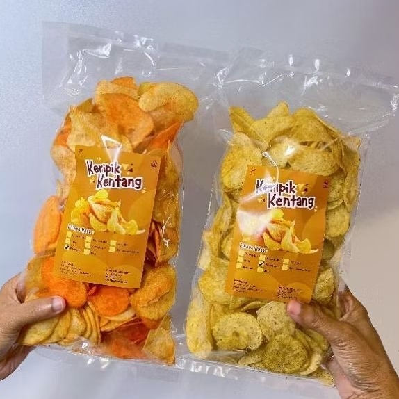 

KERIPIK KENTANG 250GR / KERIPIK KENTANG VARIAN RASA / AMA SNACK