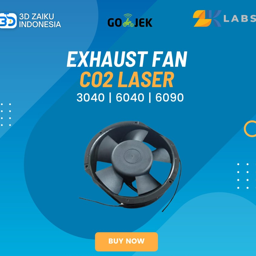 ZKLabs CO2 Laser 3040 6040 6090 Exhaust Fan