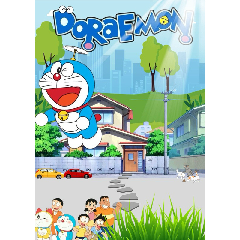 Buku Mewarnai Gambar Doraemon untuk anak SD/TK/PAUD