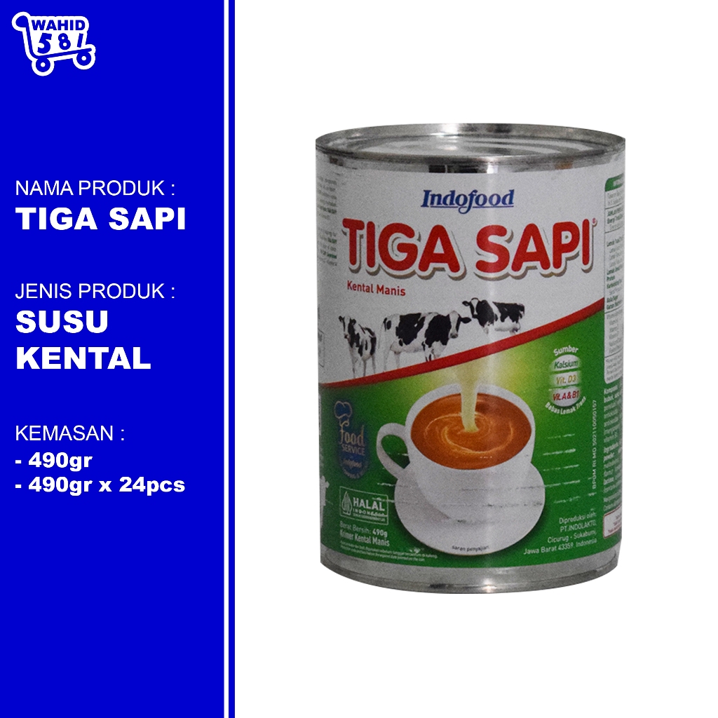 

Tiga Sapi / Susu Kental Manis / 490gr