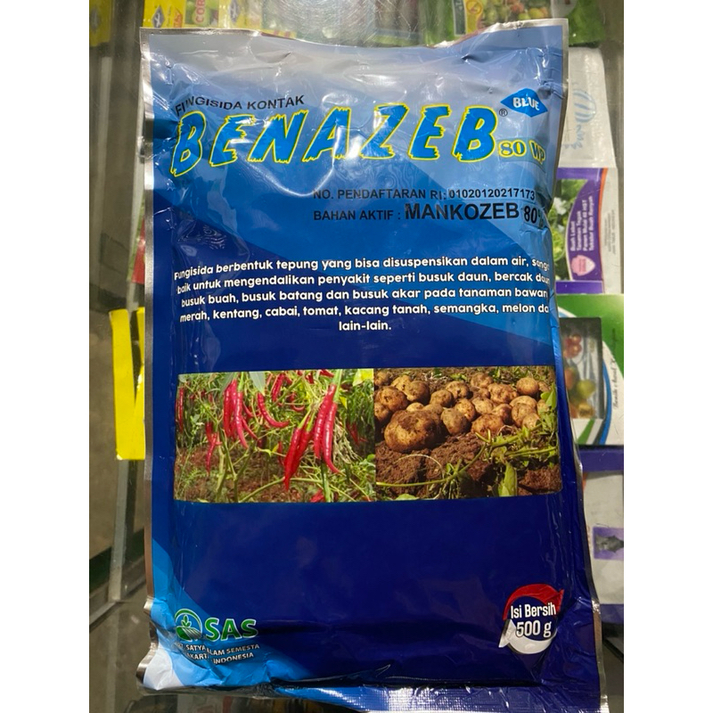 BENAZEB 80WP (Fungisida mankozeb biru)