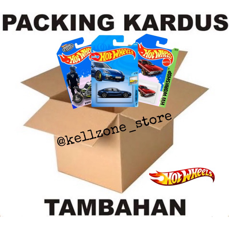 

Tambahan Packing Kardus Agar Aman (Untuk HotWheels Carded)