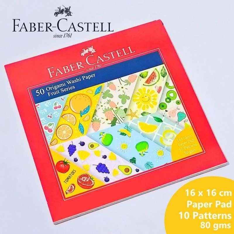 

Faber-Castell Kertas Origami 15x15 & 16x16 / Origami Washi Paper 15x15 16x16 / Kertas Origami Motif