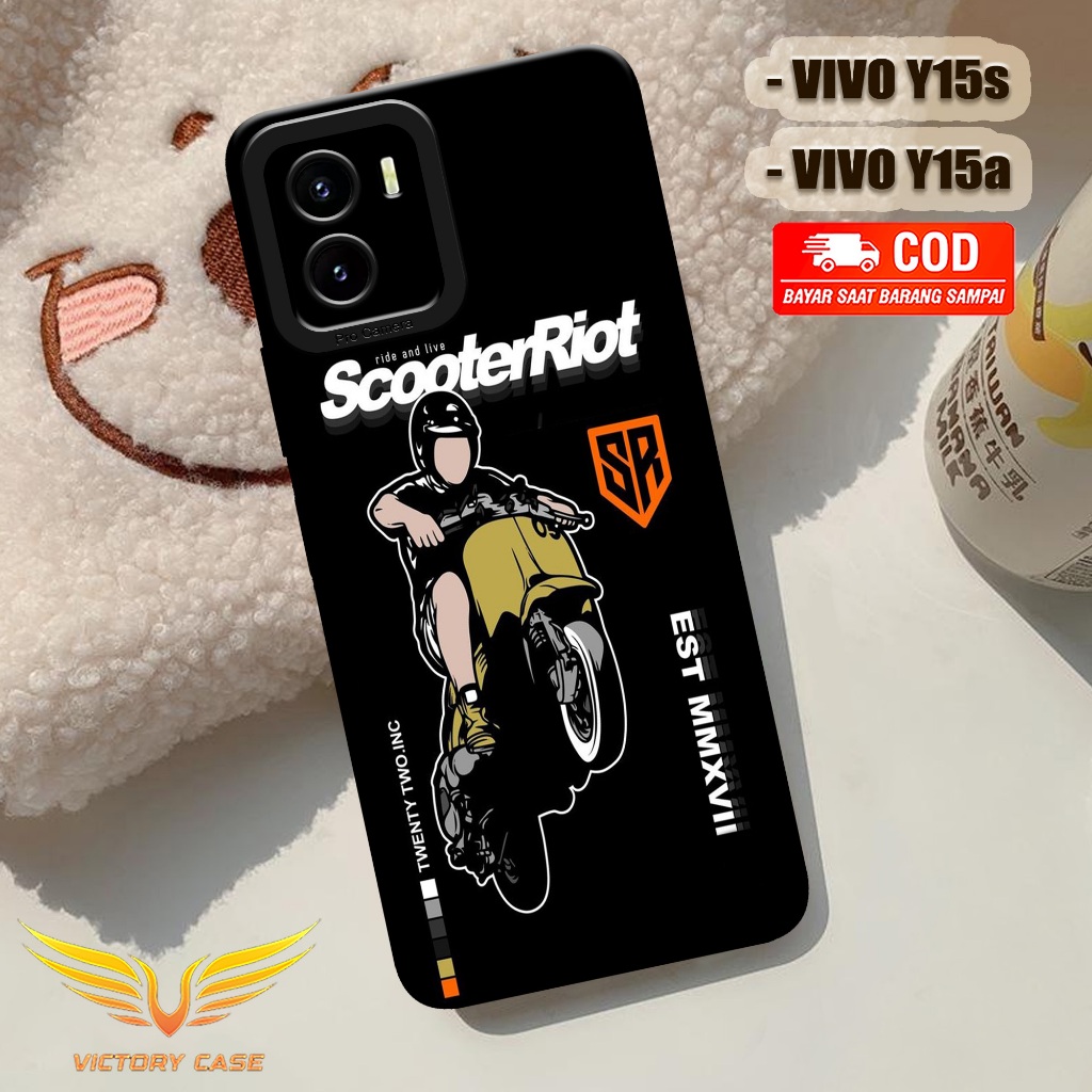 New Vespa Case - Softcase Vivo Y15s / Y15a Terbaru - Case Hp Vivo Y15s / Y15a - Casing Vivo Y15s / Y