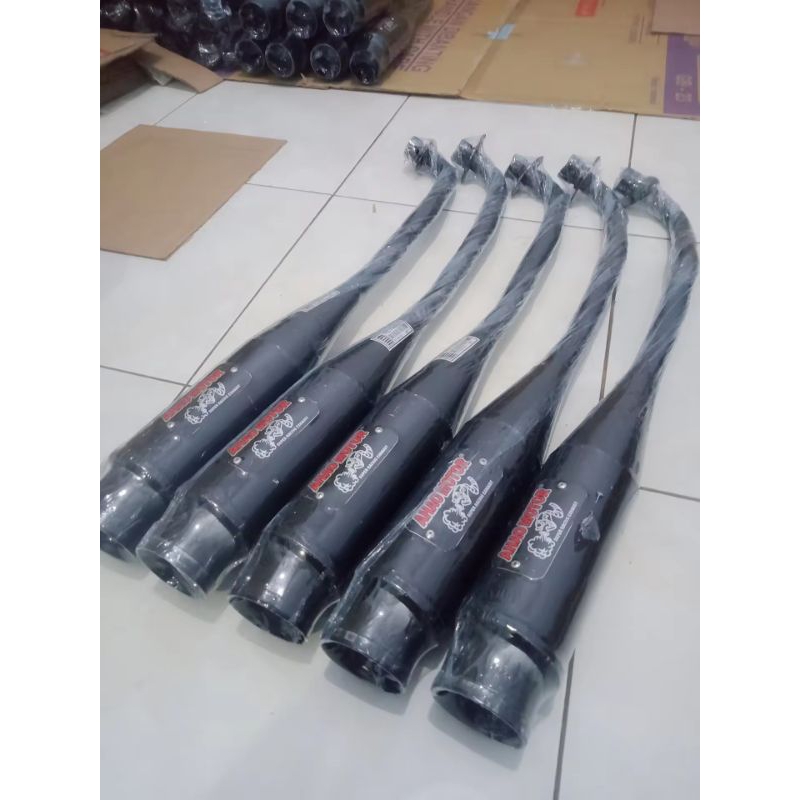 Knalpot Racing Ahau Motor Supra Jupiter Karisma Vega Revo blade