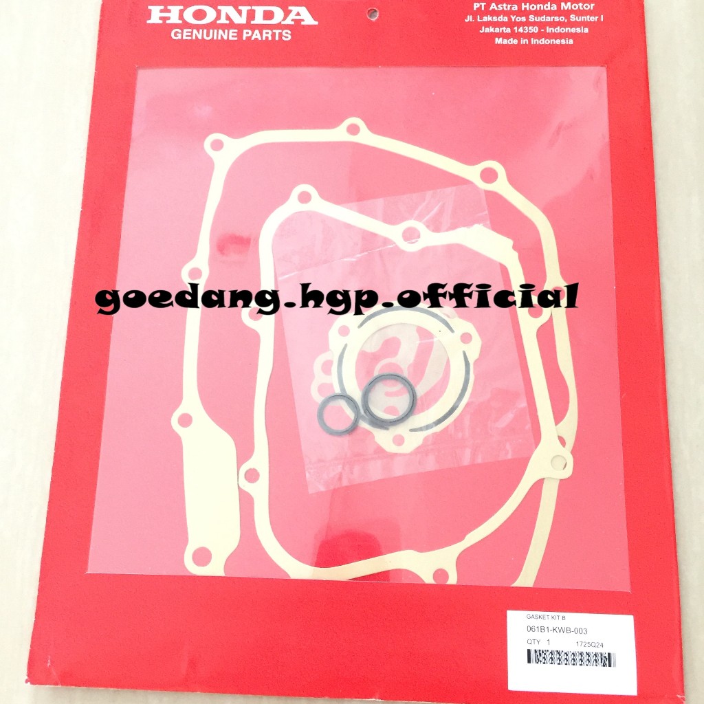 Gasket Kit B Paking Set B BLADE 110 KWB ORIGINAL AHM 061B1KWB003