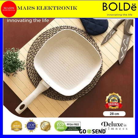 SUPER PAN GRILL PAN BOLDE /  28 CM / BOLDE BLACKPINK / BEIGE  / BOLDE PAN / PANCI PANGGANG BOLDE / A