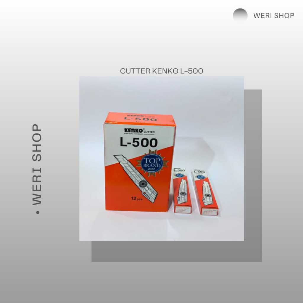 

CUTTER MERK KENKO L-500 BERKUALITAS (PER PCS)